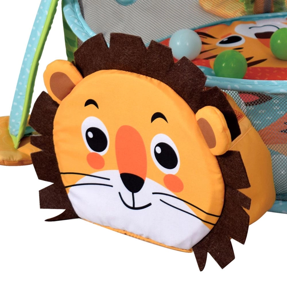 3-in-1 Light-Up Activity Playgym - Includes 30 colorful balls Suitable for 0 to 12 mo