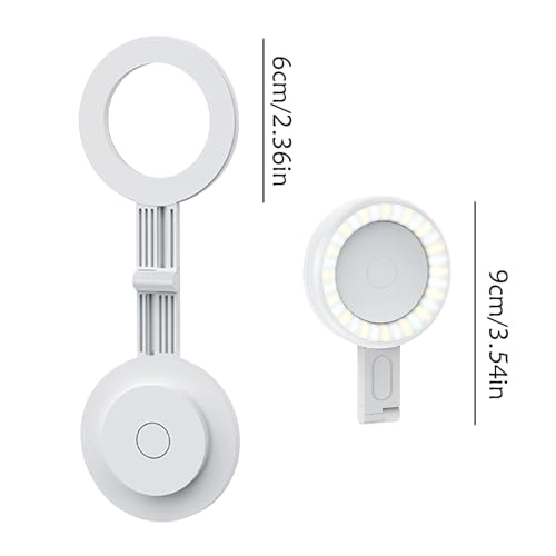 LED Selfie Ring Light - Magnetic USB Rechargeable