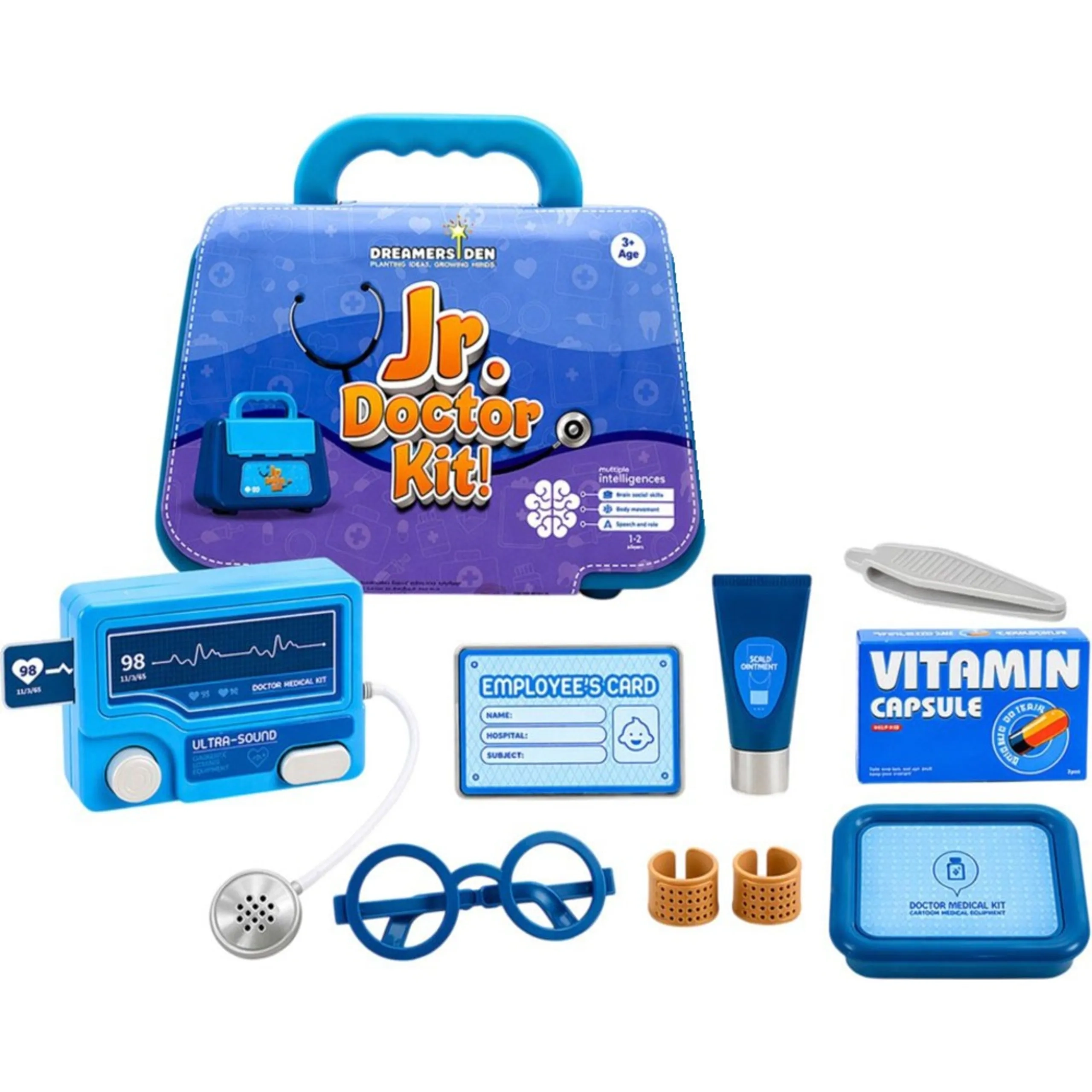 Jr. Doctor Kit Doctor Playset - 10 pcs (4107390-W8763B)