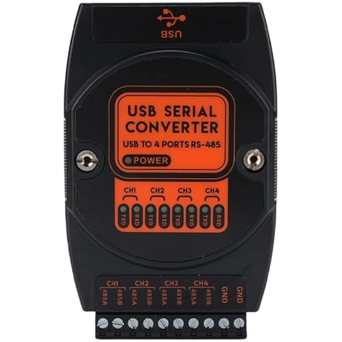 USB TO RS485 CONVERTER - 8 CHANNEL ISOLATED USB C POWER SUPPLY