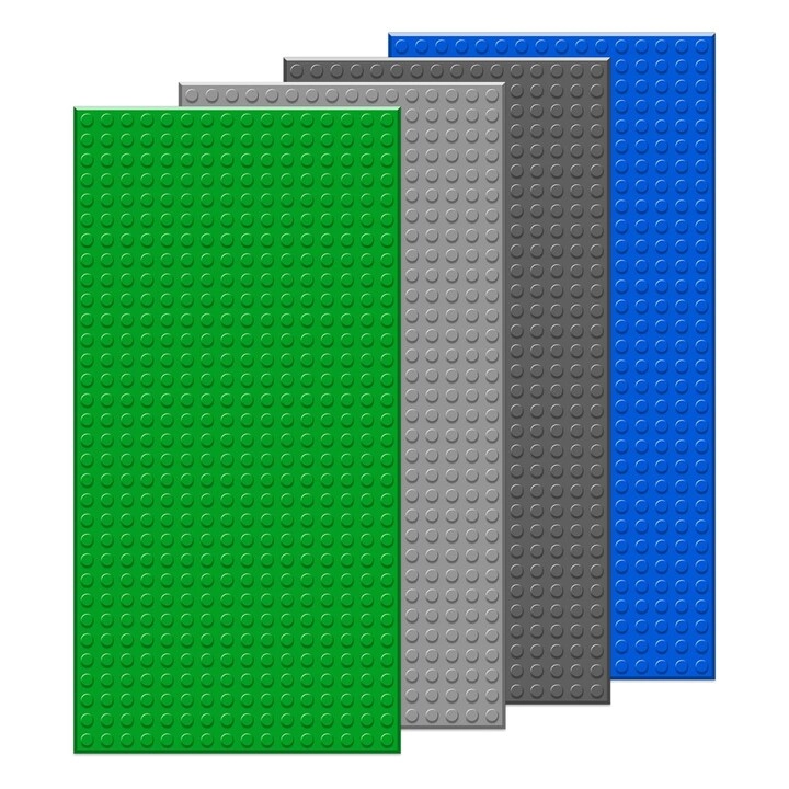 MZA STORES Building Baseplates - 4 pcs
