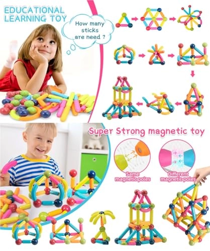 Magnetic Balls and Rods Set - 42pcs