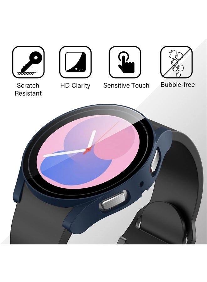 2 Pack Screen Protector Case for Samsung Galaxy Watch 5/Galaxy Watch 4 - 40mm