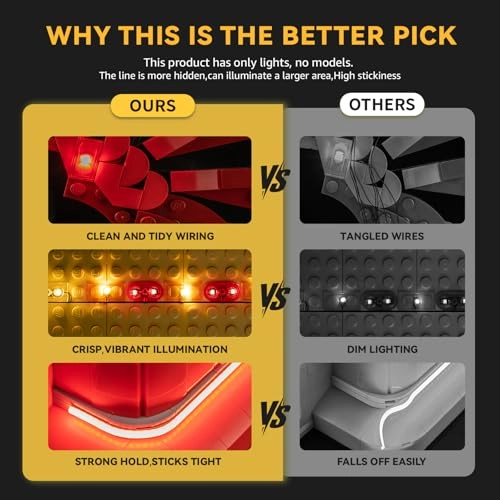 LED lighting set - Compatible with Lego 75639 Touch Version