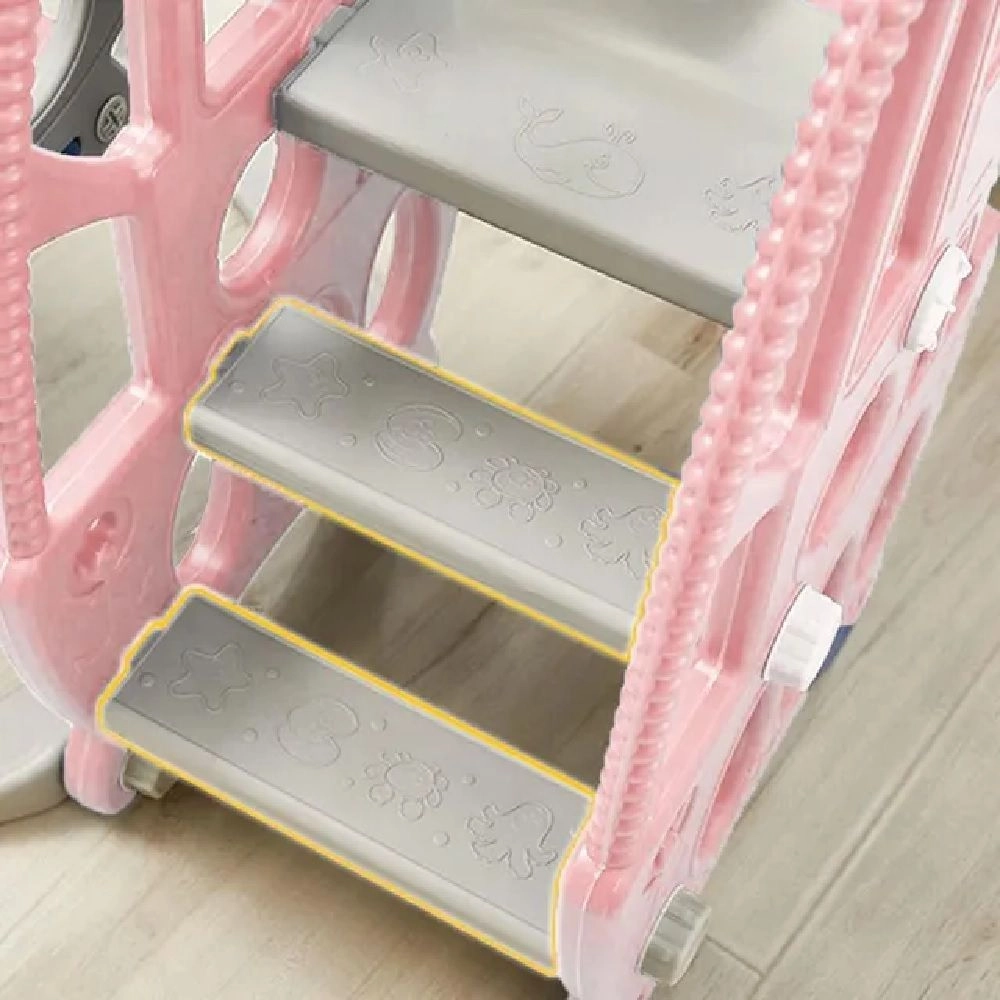 3 In 1 Swing With Slide - Pink 1-6 years