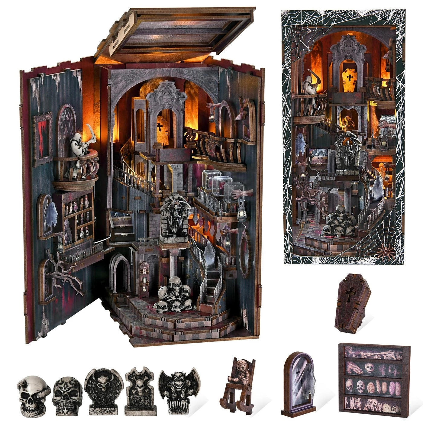 Book Nook - DIY Miniature Haunting Relics