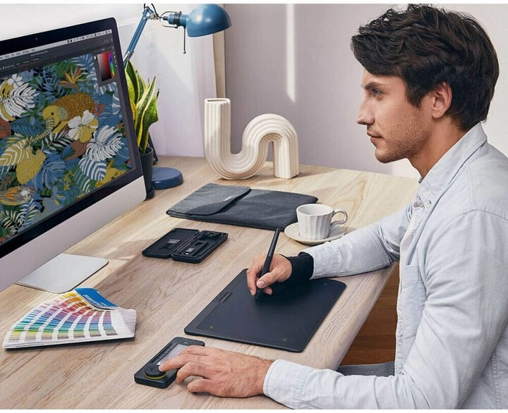 Pen Tablet Medium - 12" 8mm + Quick Keys - 40 Customizable