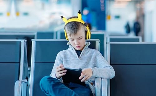 Pikachu Headband Headphones Wired Headphone