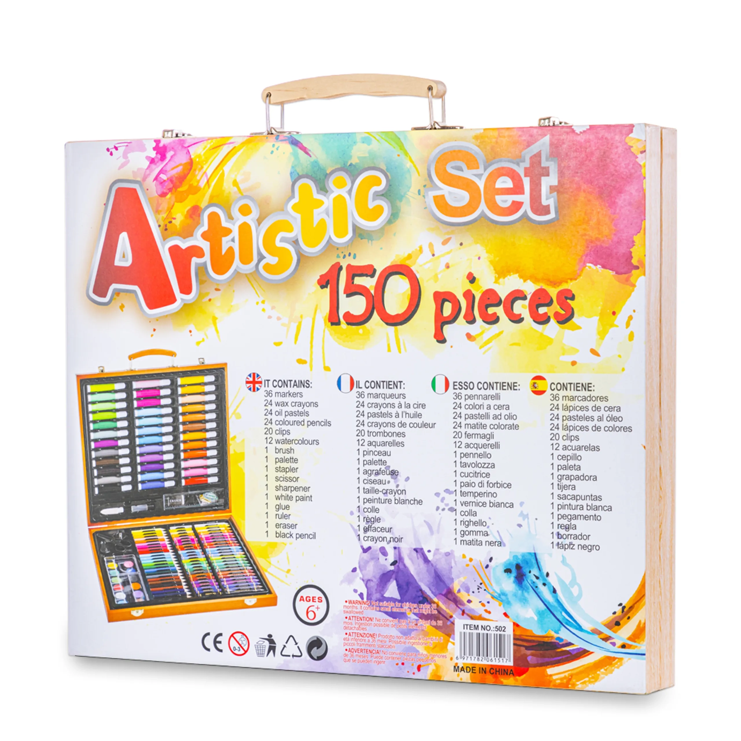 Eazy Kids Artistic Set - 2+ years 150 pcs