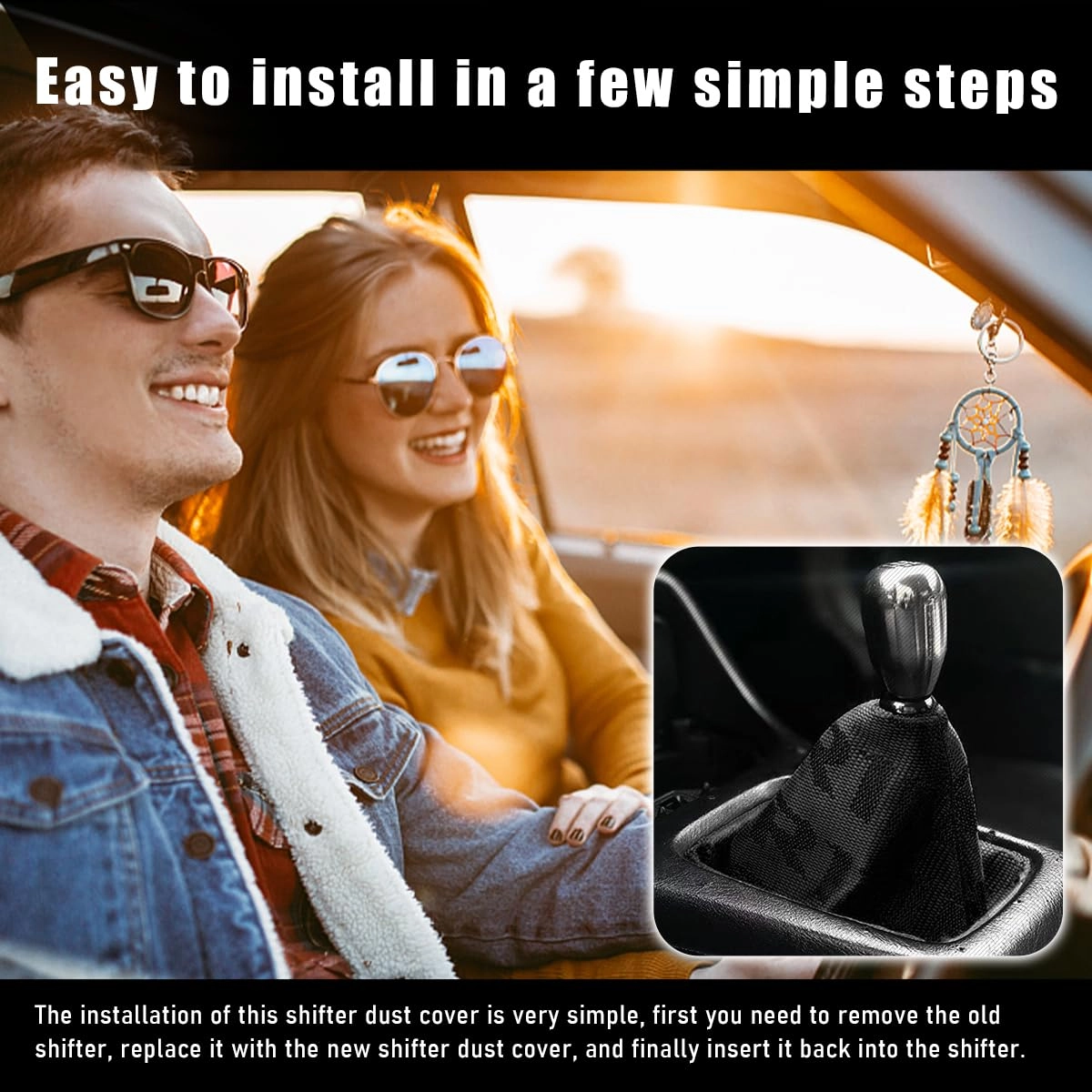 Car Shift Boot Cover