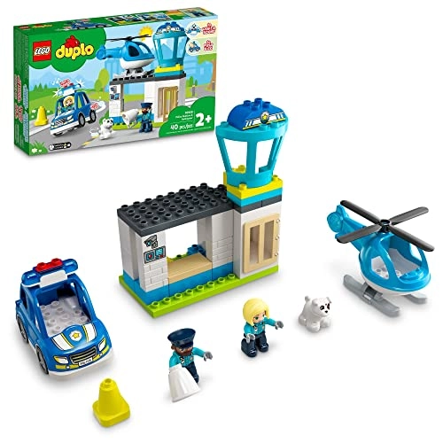 Town Police Station & Helicopter (10959)