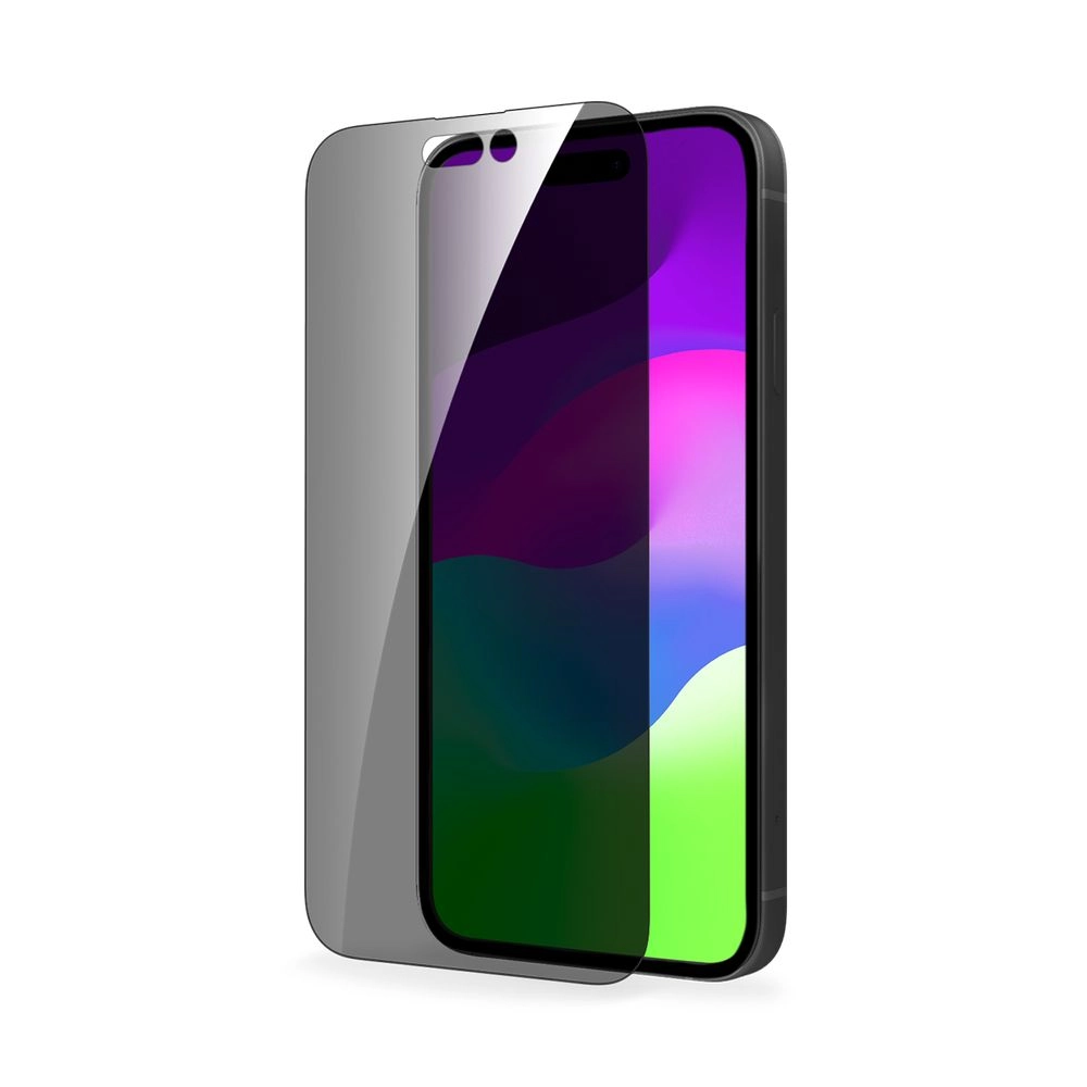 Baykron HD Privacy Tempered Glass Screen Protector for iPhone 15