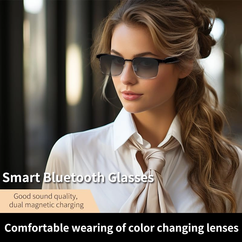 Smart Bluetooth Sunglasses - Blue