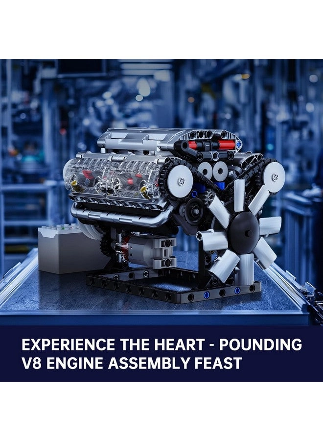 Visible V-8 Engine