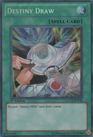 Konami Yu-Gi-Oh! Destiny Draw LCGX-EN145 - 1st Edition