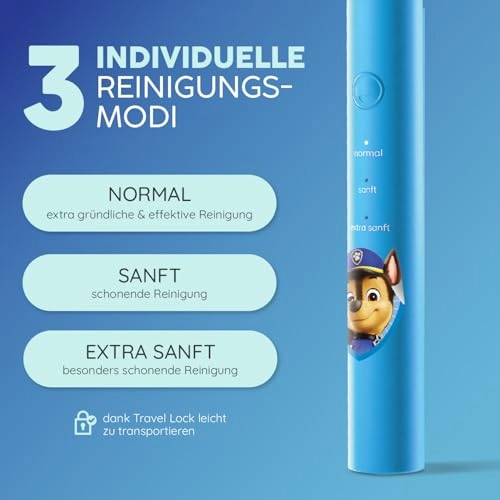 Eco Vibe Kids - Paw Patrol 4 Weeks Battery 6 Brush Heads