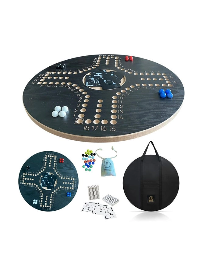 JACKAROOJOKER Board Game - 4 players black Wood