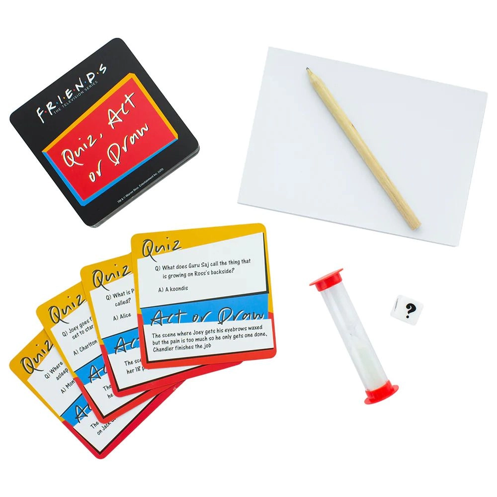 Paladone Friends TV Show Quiz Act or Draw Game