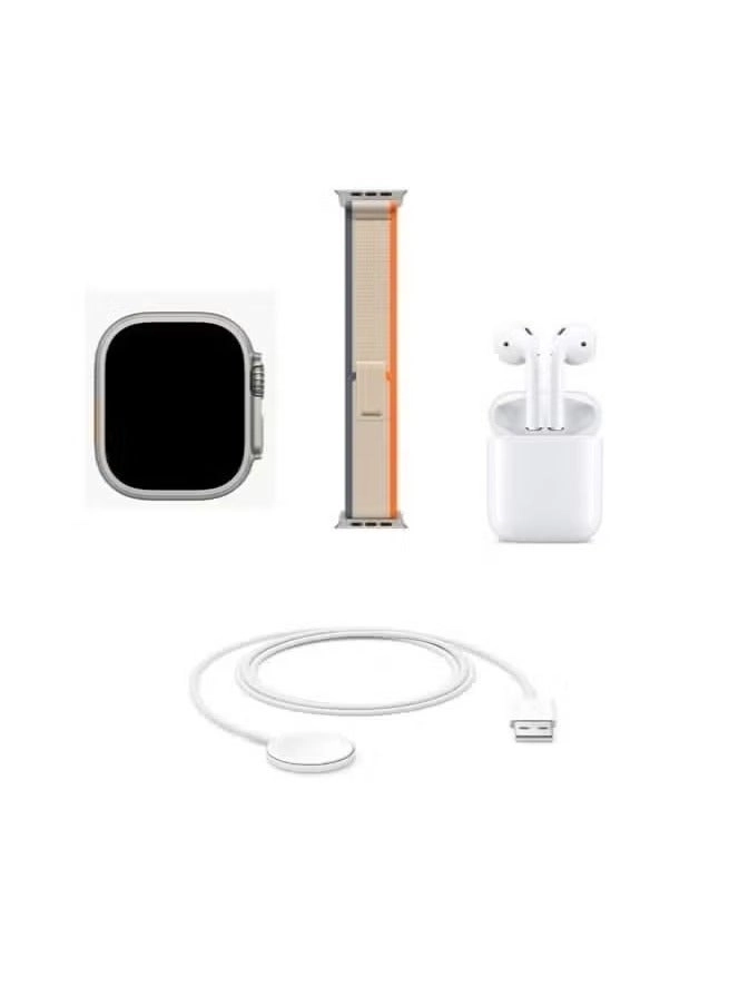 Smart Duo Smart Watch + Bluetooth Earphones + Wireless Charger