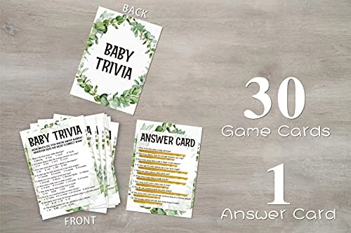 Baby Shower Game Cards - 30 piece(s) Adult