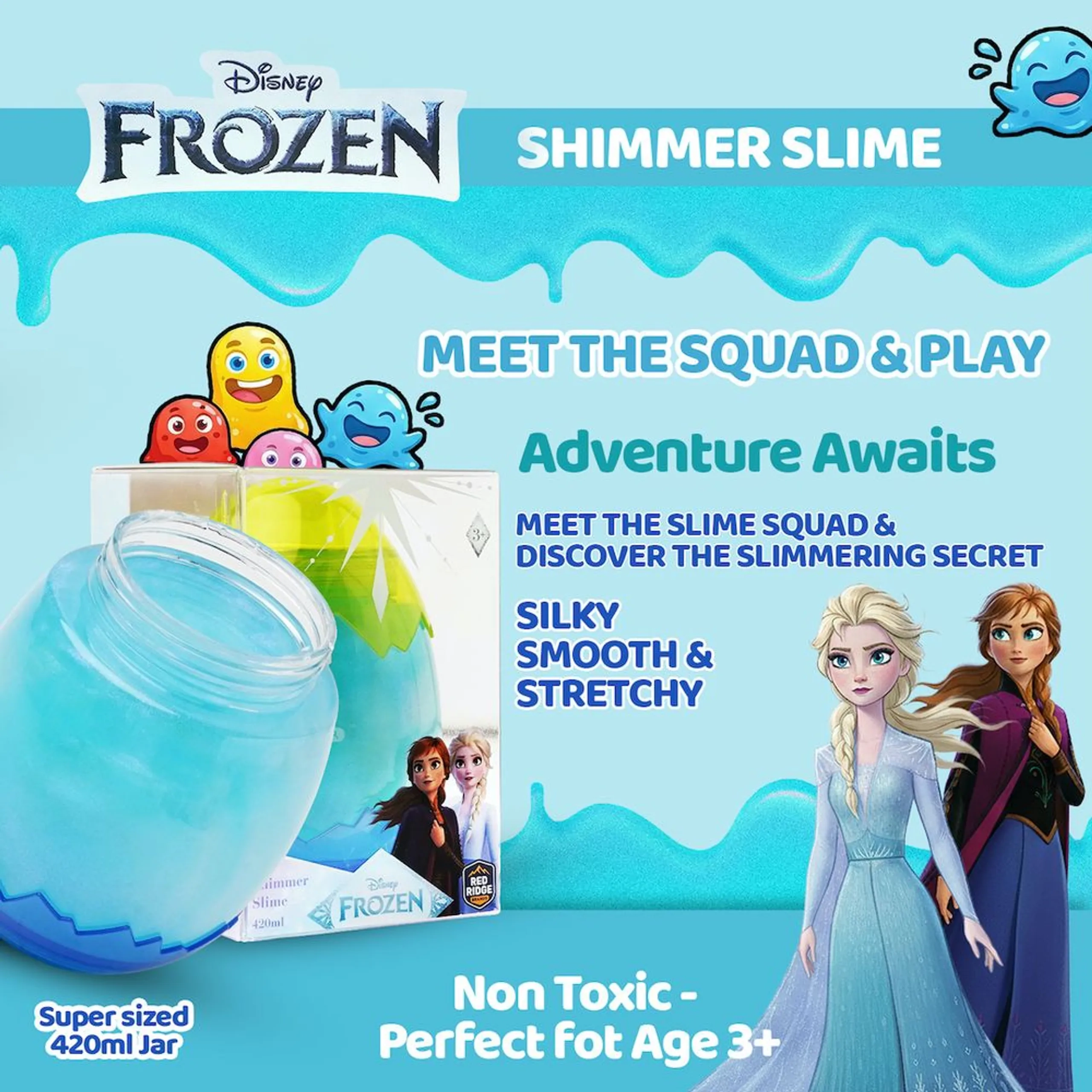 Disney Frozen Shimmer Slime - 3+ years