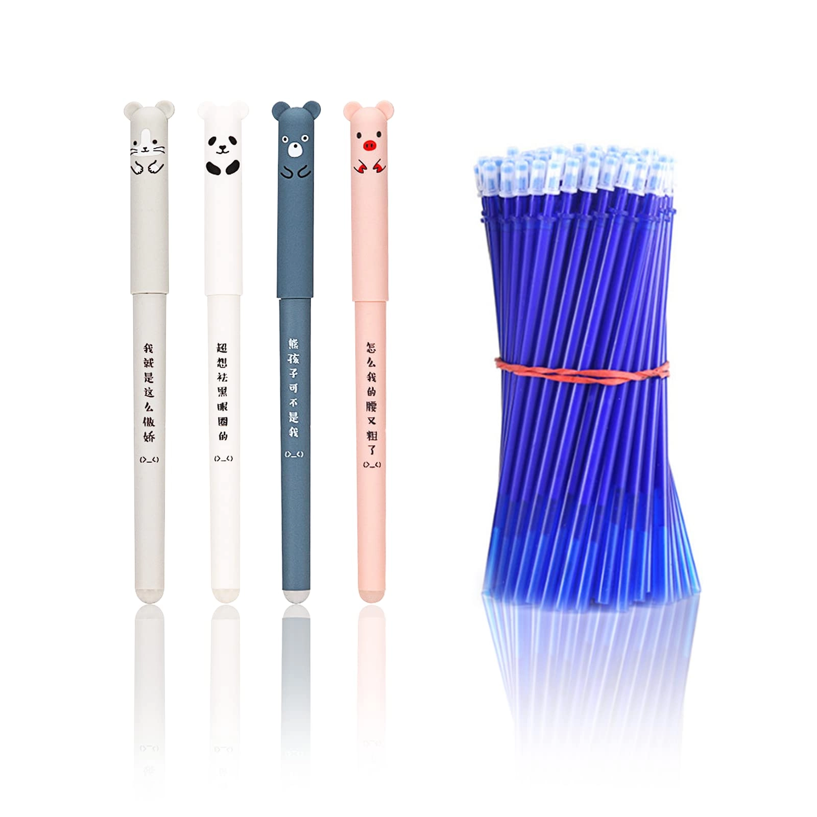 lorec Erasable Pen-L - 8 Pcs 0.35 mm