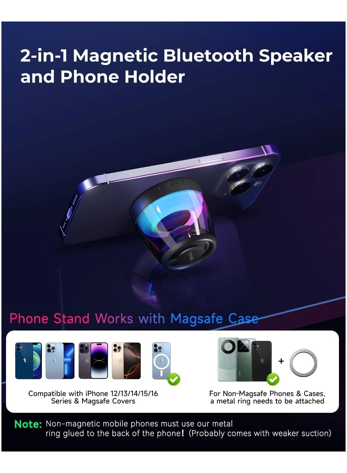 Magnetic Bluetooth Speaker