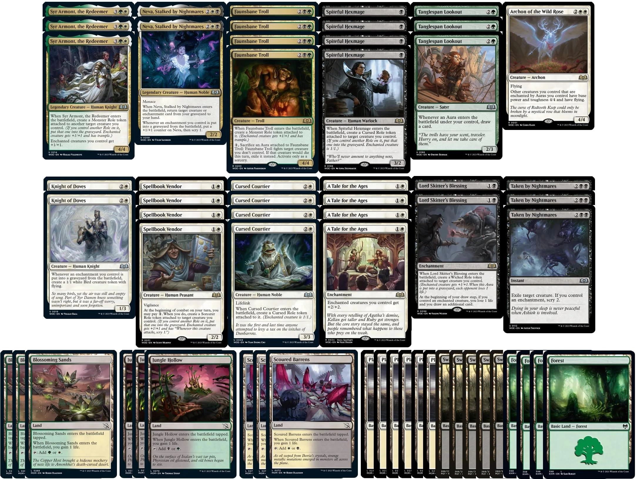 MTG Decks & More Elite Abzan Enchantments Deck - 60 Card