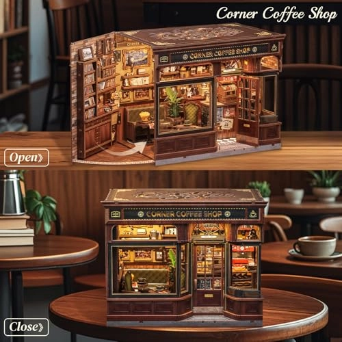 Book Nook Kit - Corner Coffee Shop