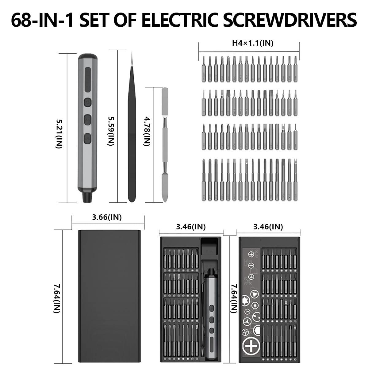 Mini Electric Screwdriver Kit