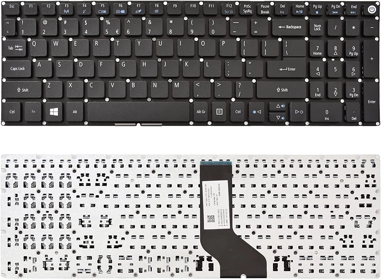 WeFly Laptop Keyboard - Black