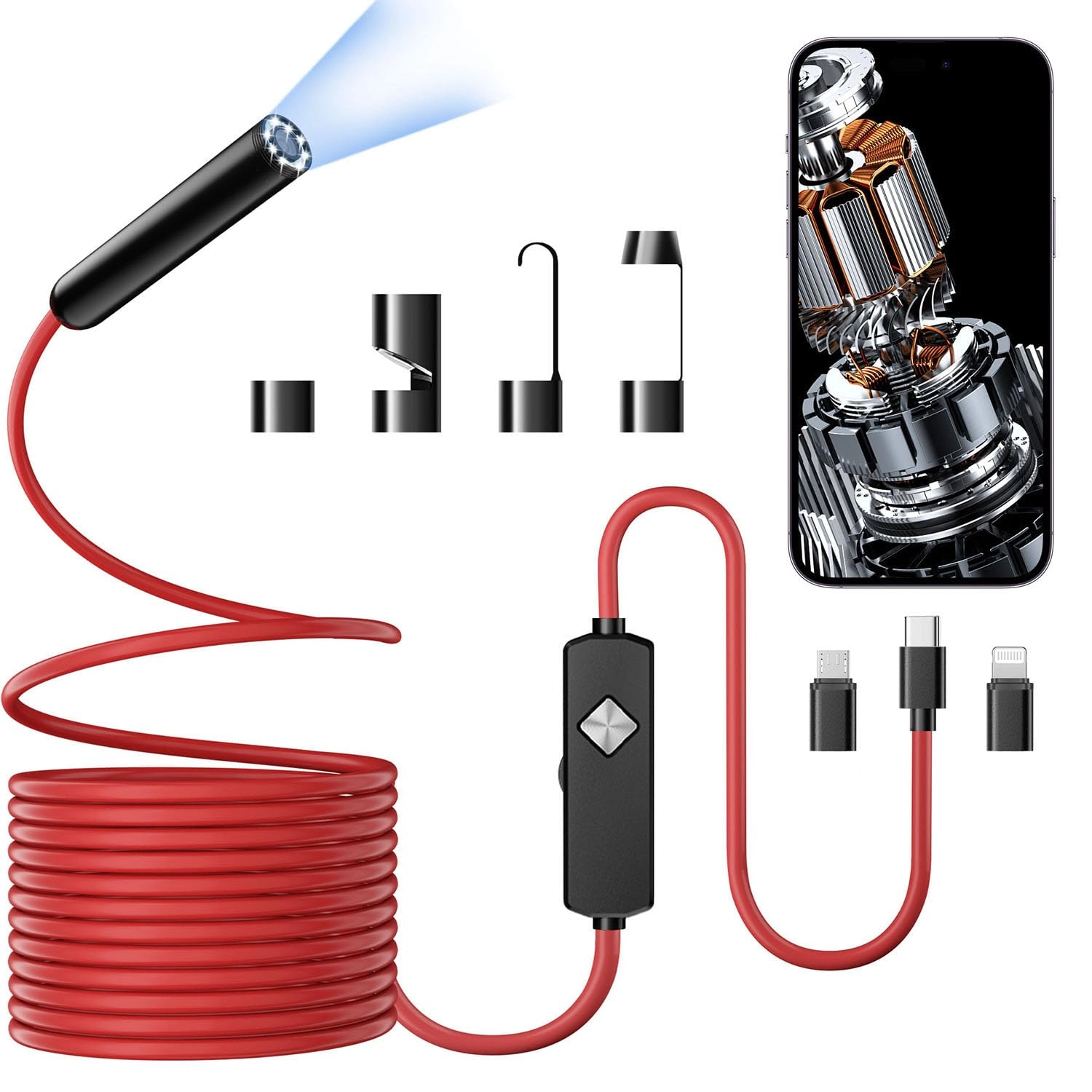 papiblu Endoscope - 7.9mm 16.4FT