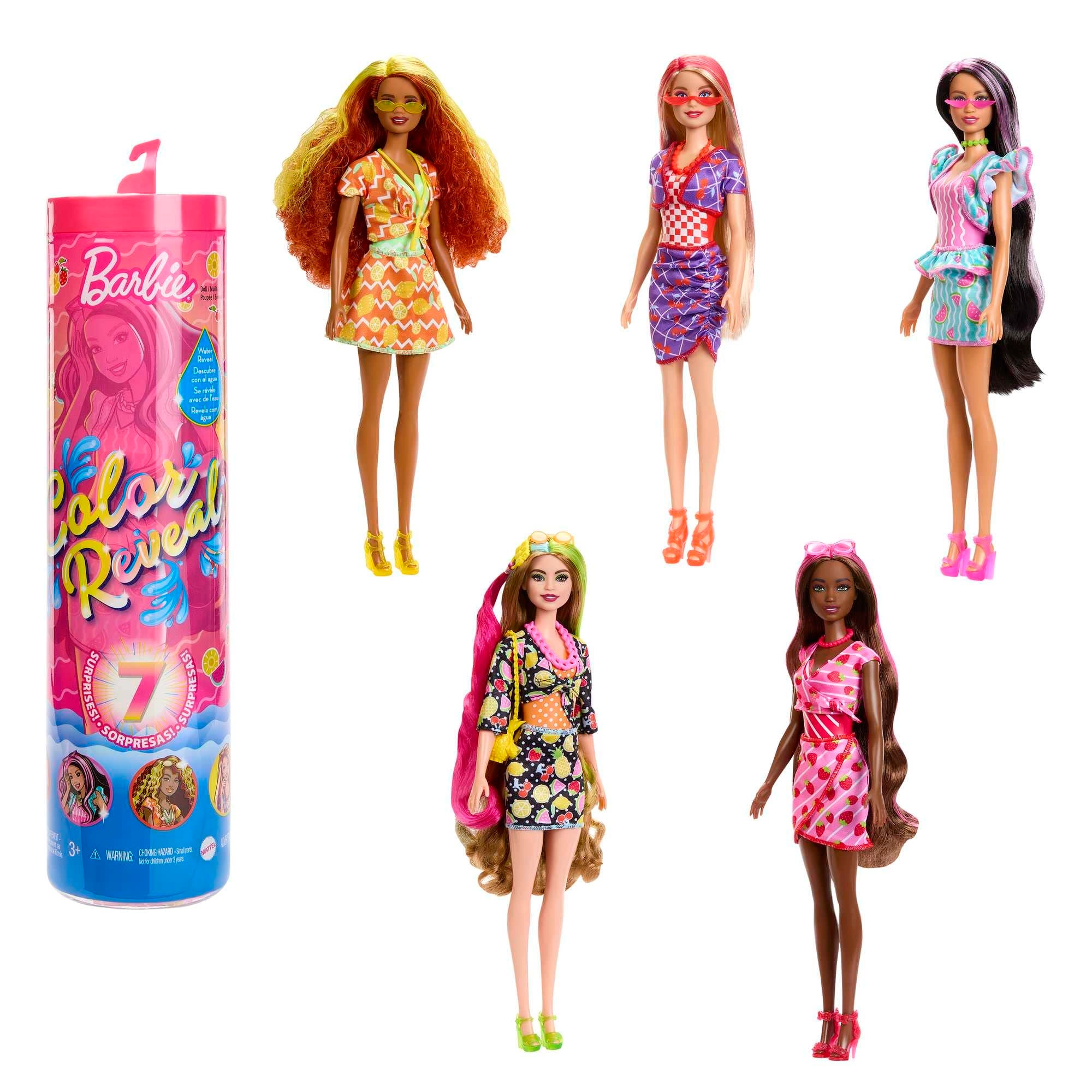 Barbie Sweet Fruit Series - Color Reveal Doll Scented