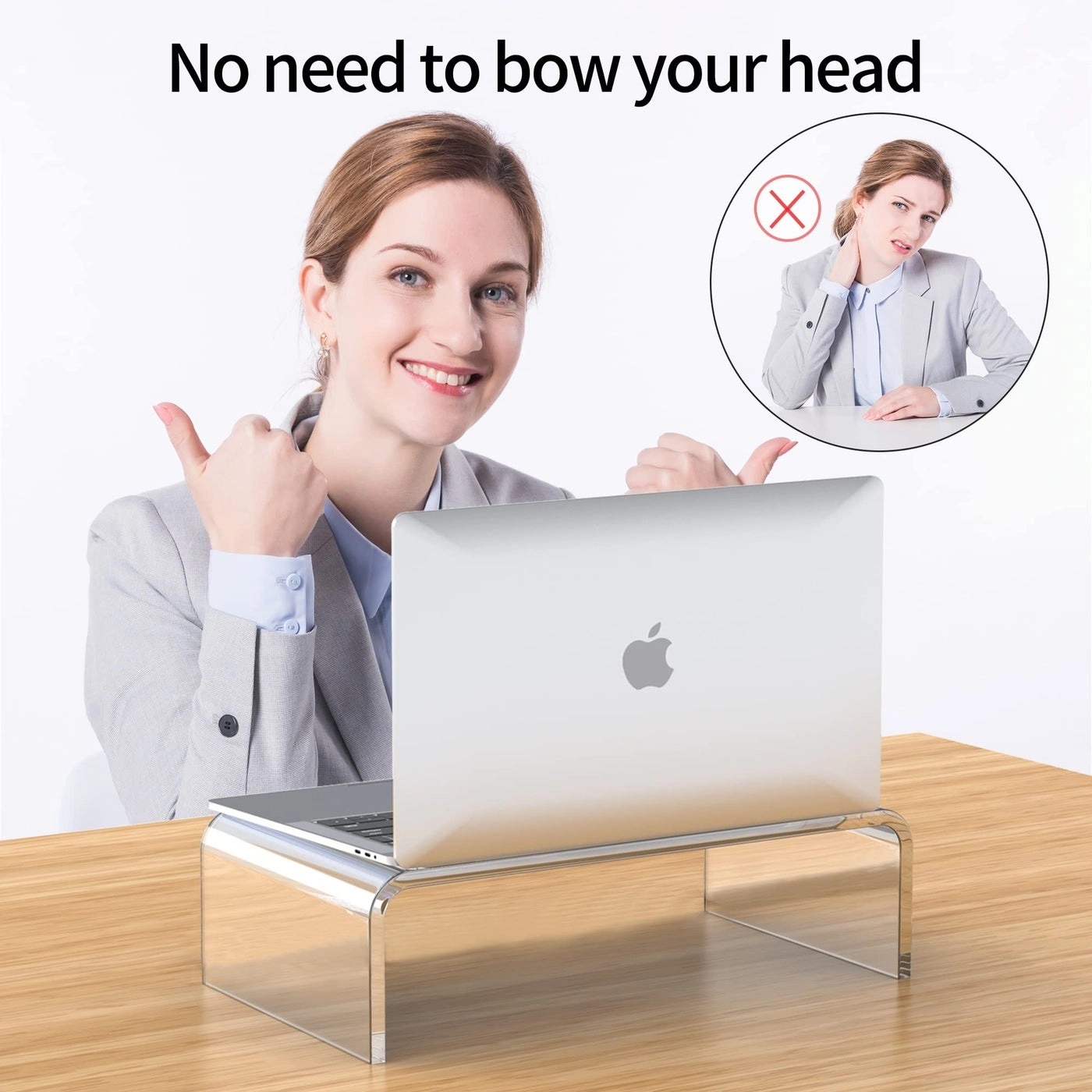 Acrylic Monitor Stand Riser