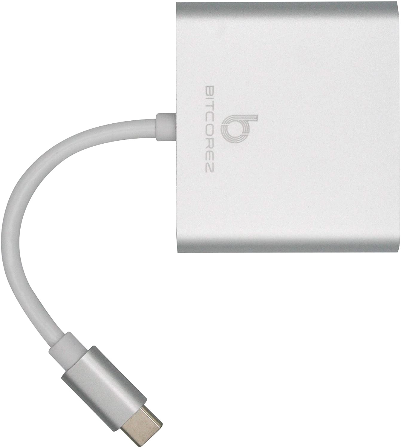 BITCOREZ TypeC 3IN1 Multiport Adapter - 4K UHD USB 3.0