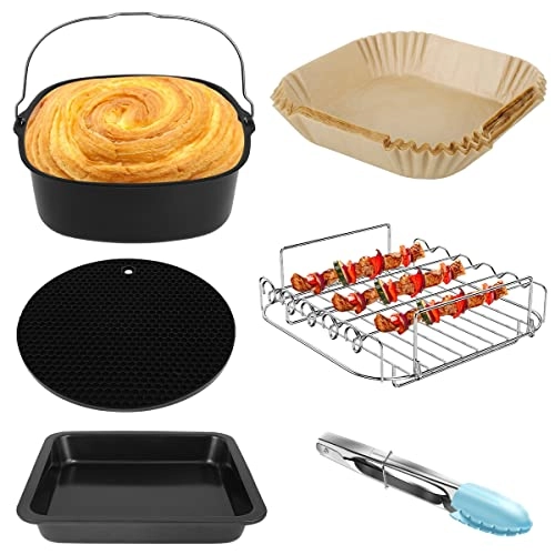 Air Fryer Accessories - Stainless steel silicone 6PCS