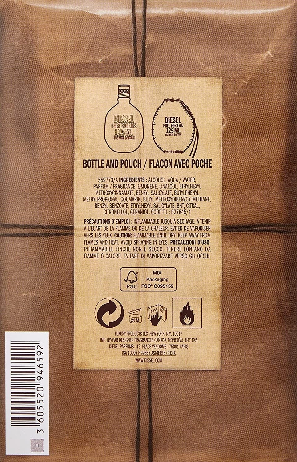 Fuel For Life Eau de Toilette 125ml