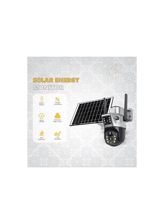 Solar Powered 4G PTZ Security Camera