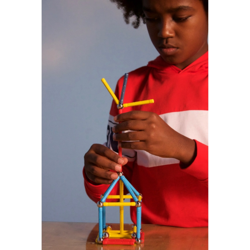 Glow Color Magnetic Construction Toy - 64 pcs