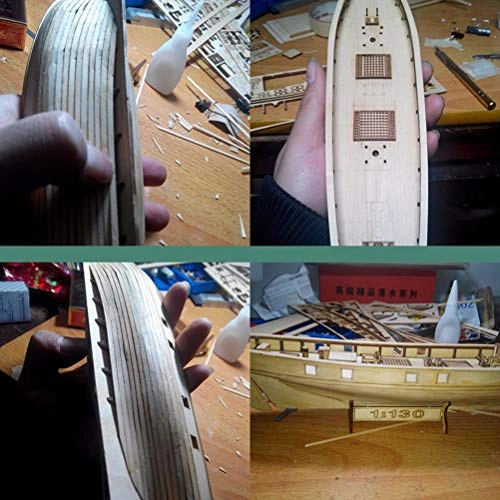 Sailboat Ship Kit - 400*150*270mm Wood Color