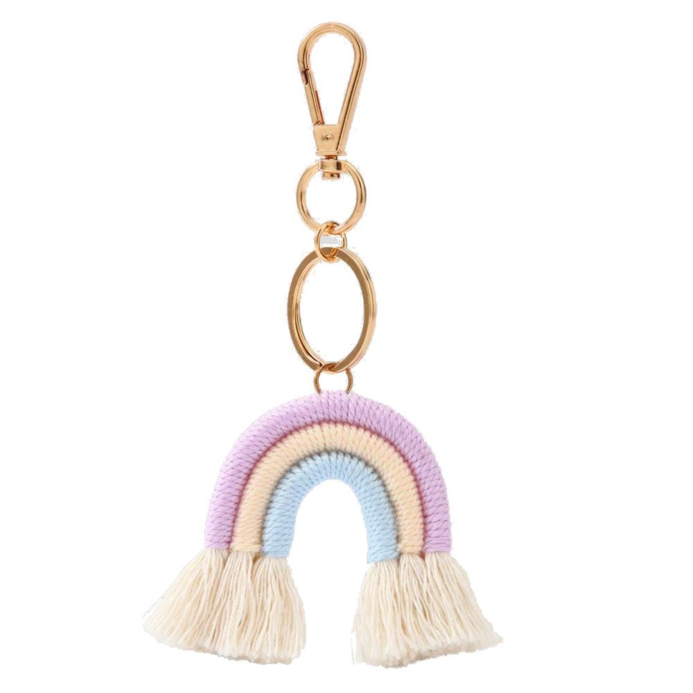 STICKY BESTIE Rainbow Bag Charm - Pastel Purple