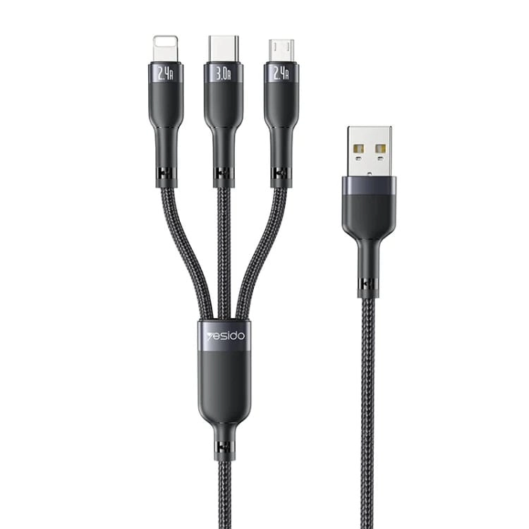 iCase Store CA91 Cable - 3 in 1 USB
