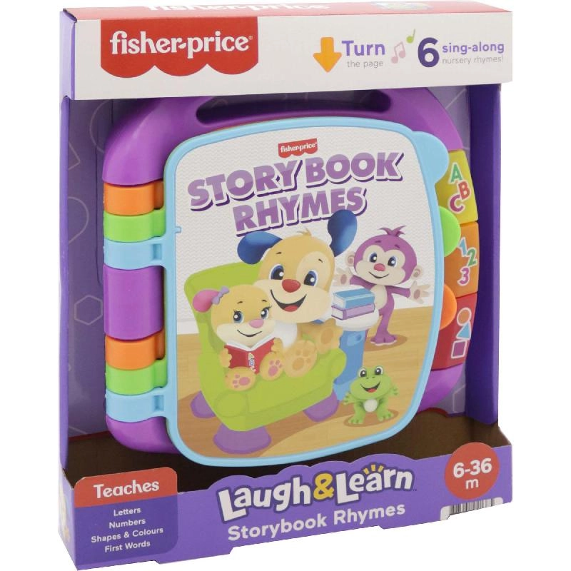 Fisher-Price Laugh & Learn Story Rhymes Book - 1 Year and Above