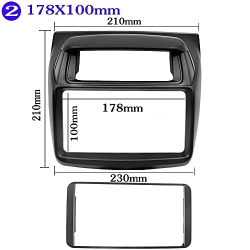 Radio Trim Dash Frame - Pajero Sport Triton L200 2014