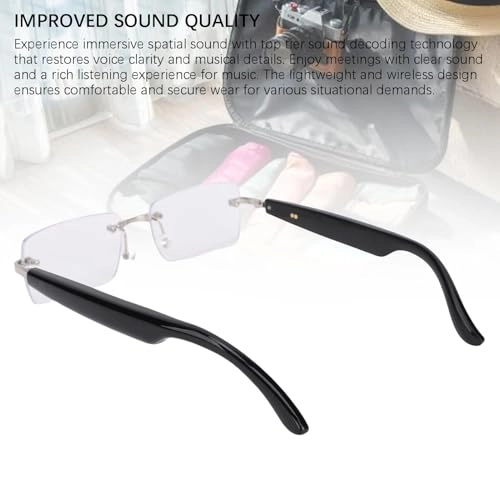 F07 - AI Smart Glasses 144 Languages Dual Speakers