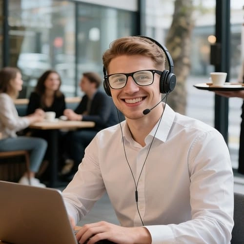 Smart Glasses - Blue Light Blocking Language Translation