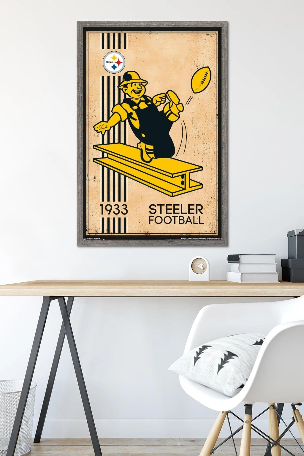 Retro Logo 14 Wall Poster - Paper 86.4L x 56.9W cm