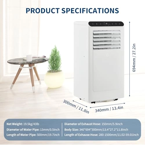 10000 BTU Portable Air Conditioners - 875W