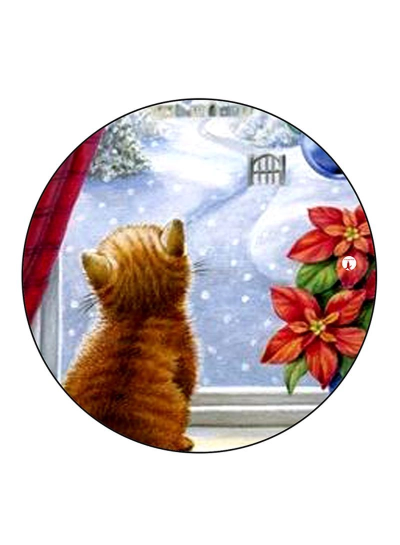 Cat Theme Printed Mouse Pad