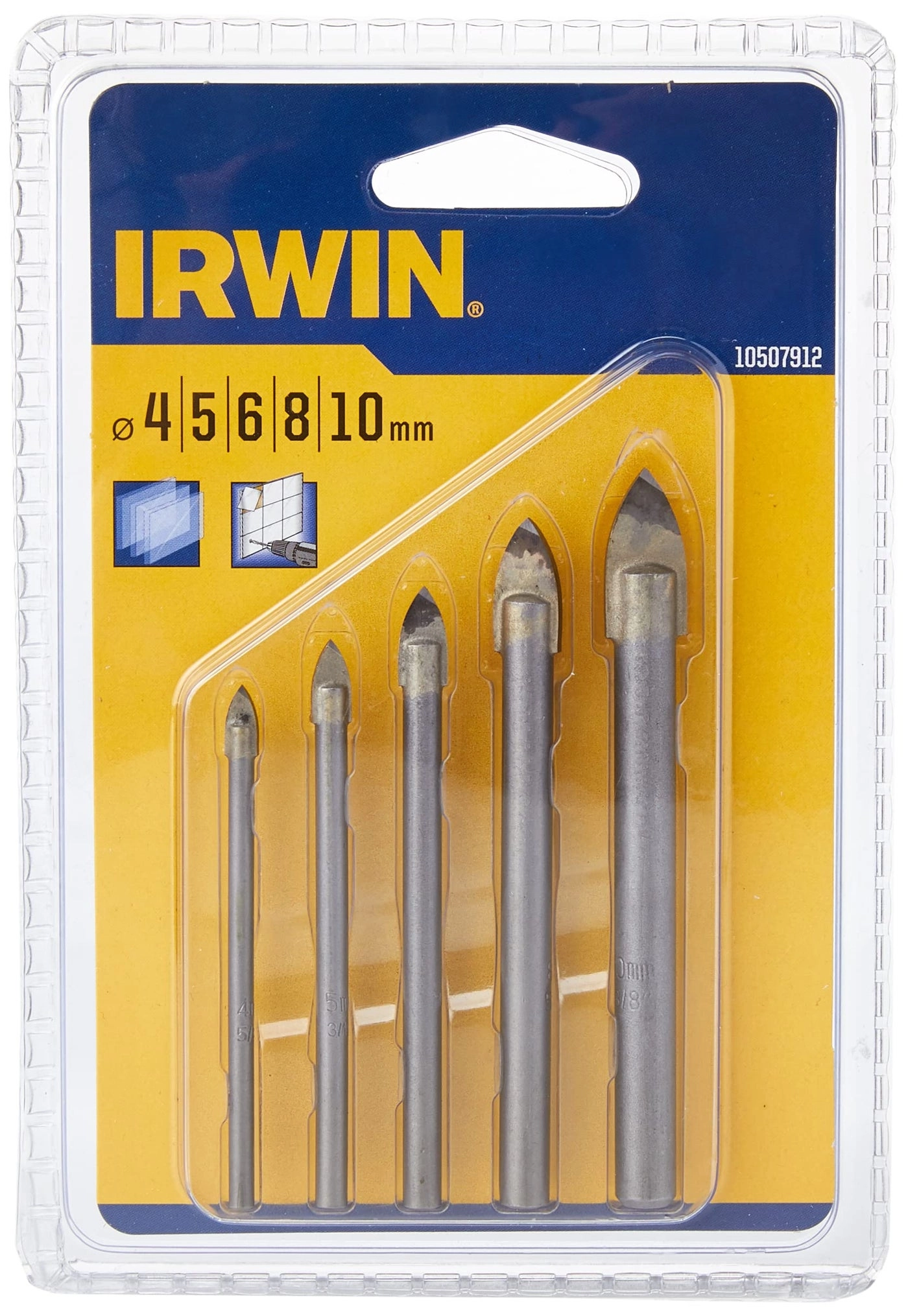 IRWIN 10507912 - 5 Pieces 4-10mm